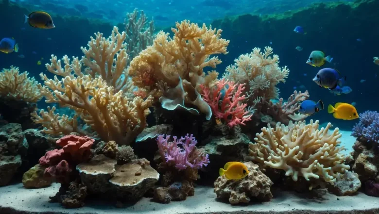 Aquários marinhos nano reef para corais moles com baixa exigência de iluminação