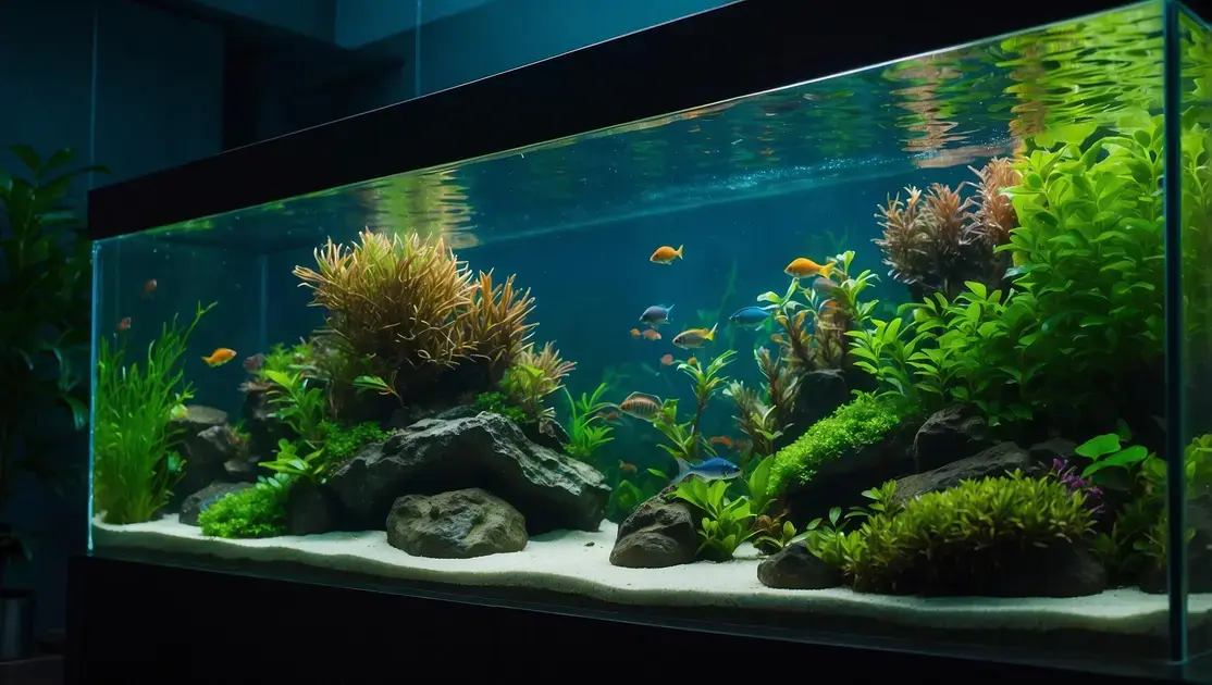 Aquários plantados para iniciantes com peixes pequenos de água doce