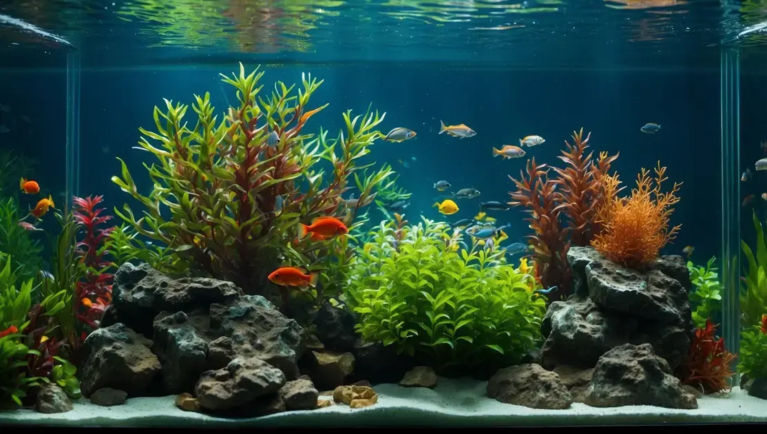 Ciclo de nitrogênio em aquários de baixa manutenção com plantas e pouca fauna