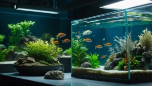 Como evitar acúmulo de detritos em substrato de aquários com fundo arenoso