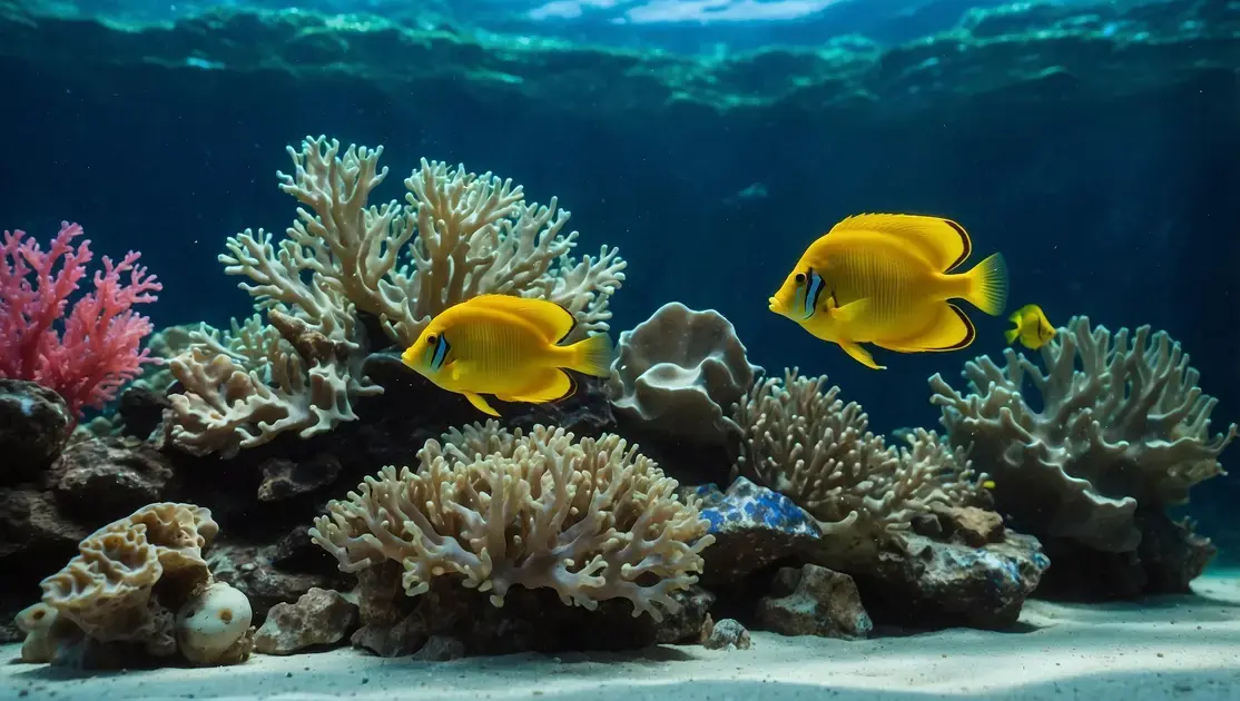 Como evitar proliferação de cianobactérias em aquários marinhos recém-montados