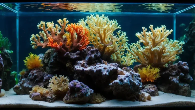 Como montar um nano reef de corais moles com iluminação LED e rochas vivas