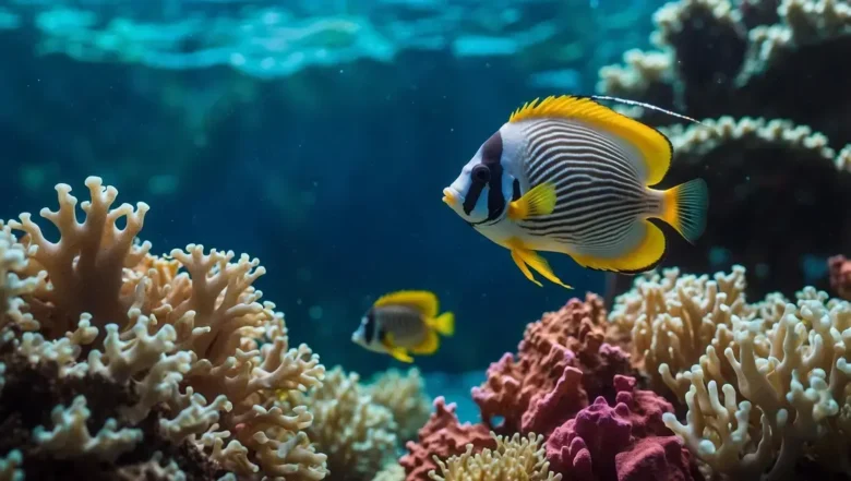 Compatibilidade de peixes anjo em aquários marinhos de grande volume com corais