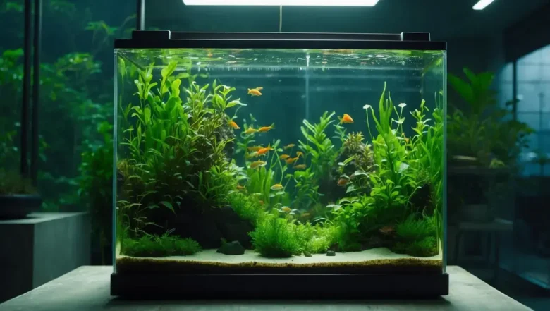 Controle de algas verdes em aquários plantados de baixa tecnologia sem CO₂
