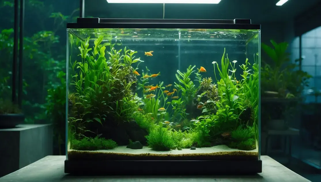 Controle de algas verdes em aquários plantados de baixa tecnologia sem CO₂