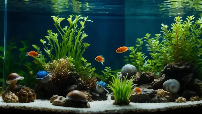 Controle de nitrito em aquários recém-montados com caramujos como fauna inicial