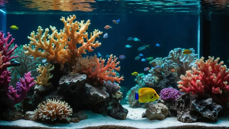 Controle de temperatura em aquários marinhos pequenos com ventilação e chiller