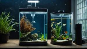 Filtro canister vs. sump para aquários grandes com peixes de grande porte