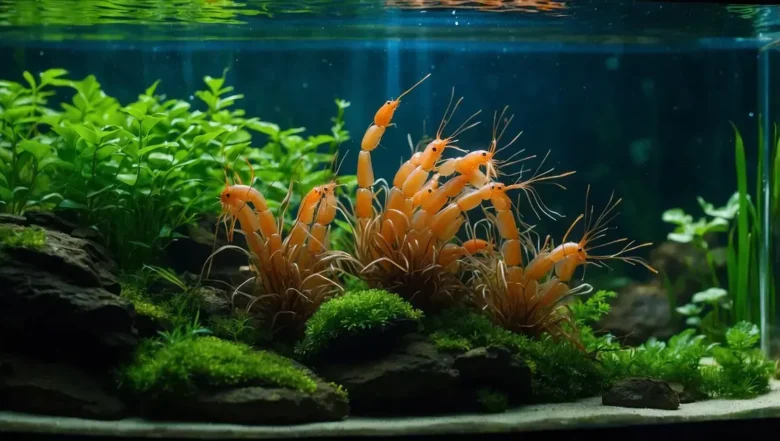 Filtros internos para aquários de camarões neocaridinas em nano aquários