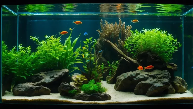 Iluminação para aquários plantados low-tech com LED de espectro balanceado