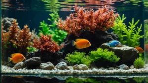 Montagem de aquários com caramujos neritinas para controle de algas natural