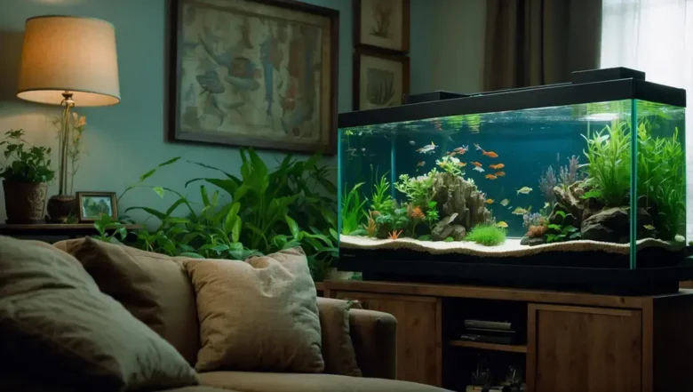 Montagem de aquários low-tech para iniciantes com peixes resistentes de água doce