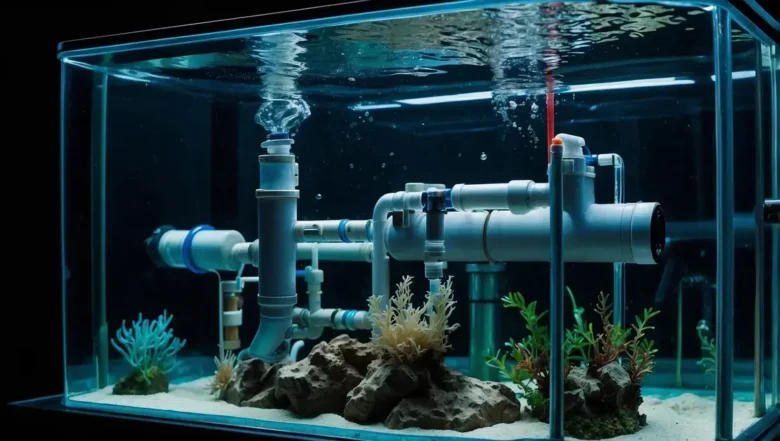 Montagem de sistema de reposição automática de água (ATO) para aquários abertos