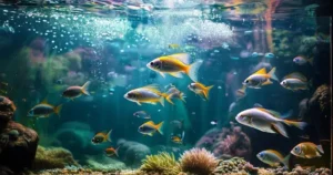 Controle de evaporação em aquários abertos com peixes sensíveis à salinidade