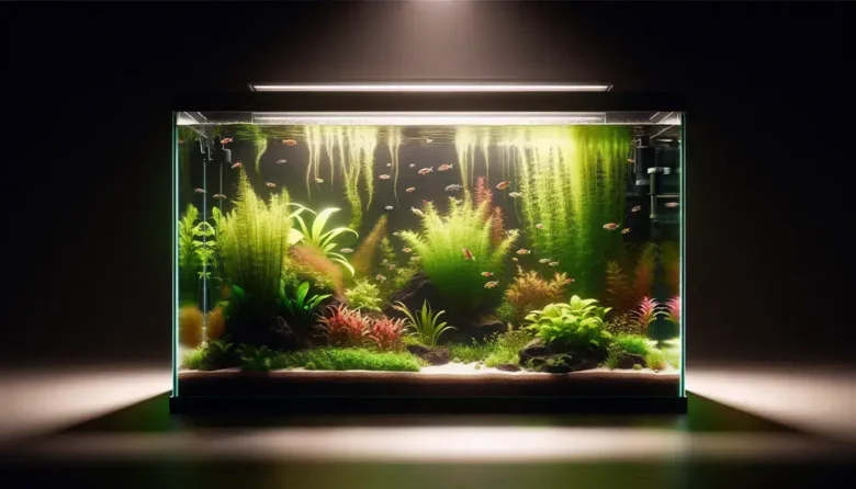 Aquários de água doce com plantas de crescimento lento para baixa manutenção semanal