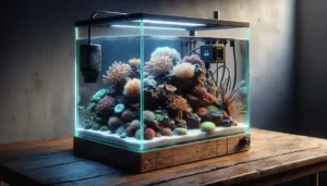 Aquários marinhos nano reef para corais resistentes em sistemas de baixo custo