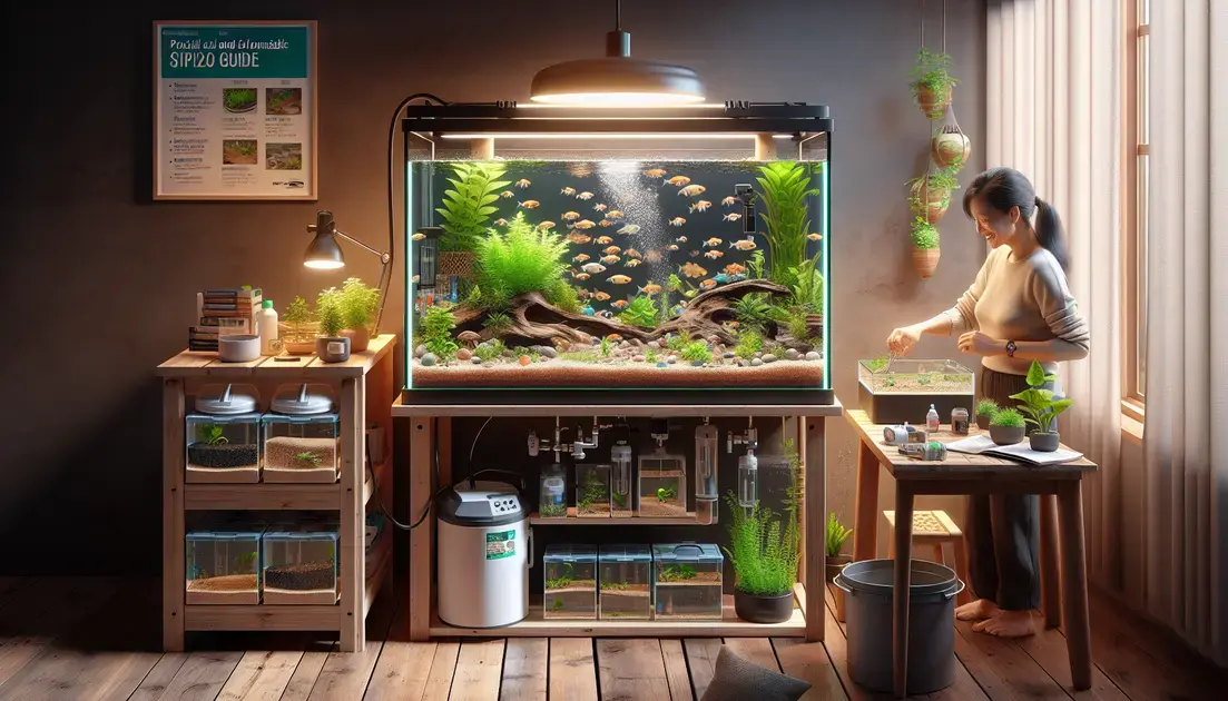 como montar aquario simples para iniciantes: guia prático e econômico
