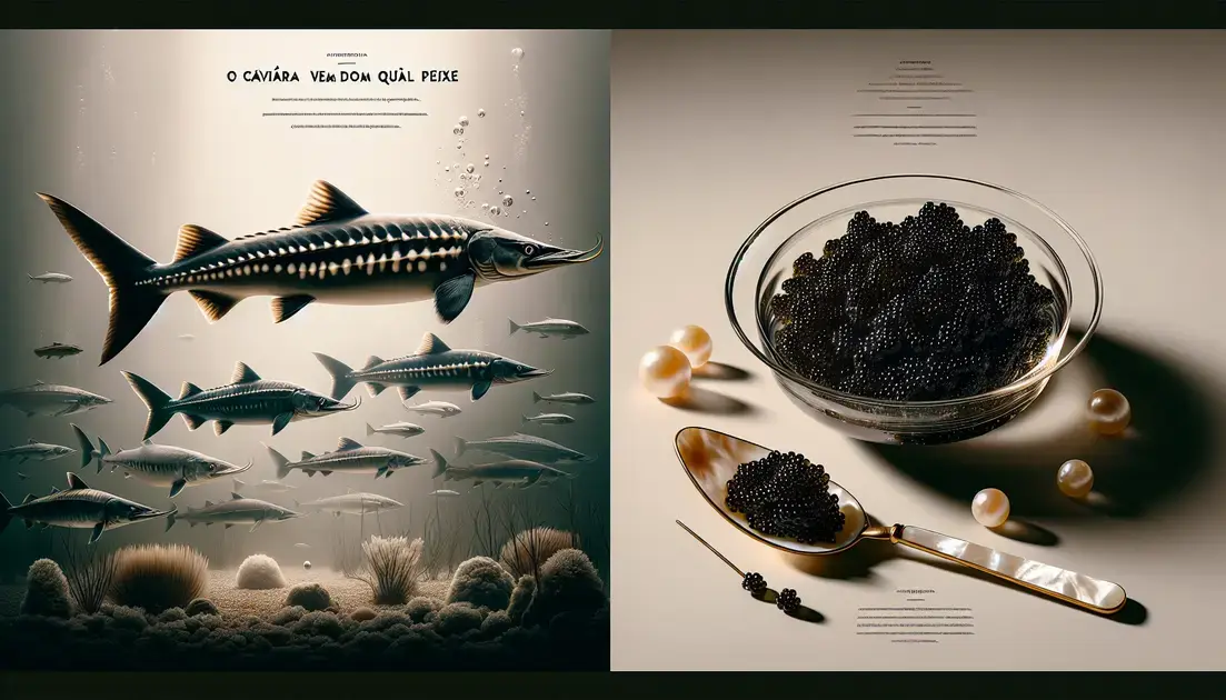 o caviar vem de qual peixe: descubra as origens, espécies e curiosidades