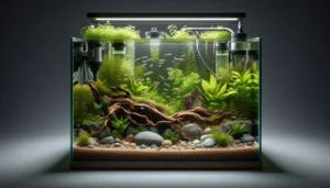 Planejamento de aquários pequenos com foco em estabilidade biológica e baixa intervenção