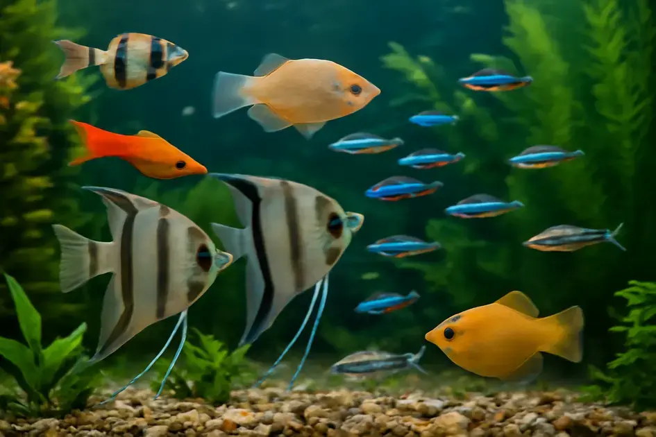 Como evitar doenças comuns em peixes de água doce comunitários