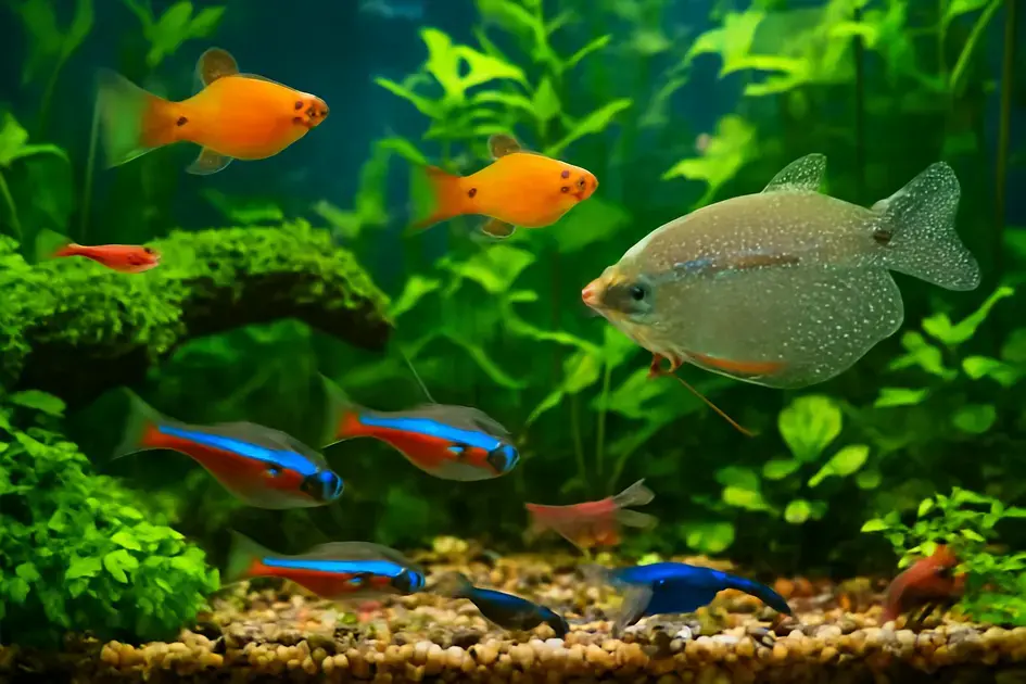 Os melhores peixes de água doce para conviver com camarões ornamentais