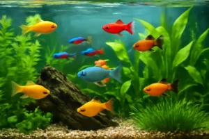 Os peixes de água doce mais coloridos para aquários de médio porte