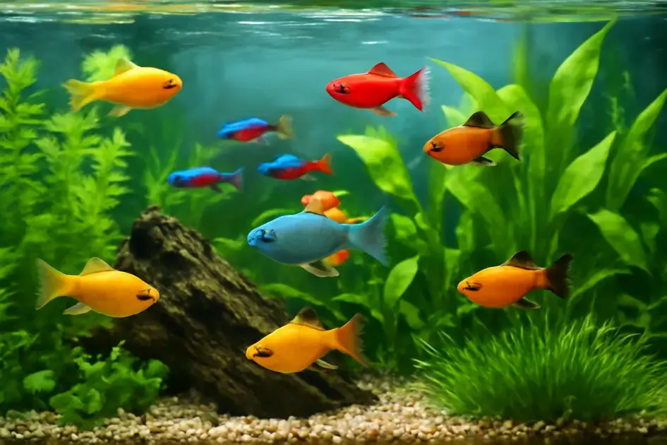Os peixes de água doce mais coloridos para aquários de médio porte