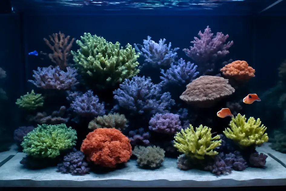 Como controlar algas indesejadas em sistemas de aquário marinho