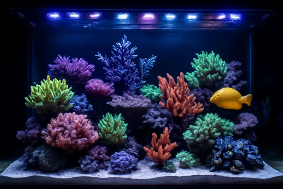 Como escolher iluminação adequada para corais em aquários marinhos