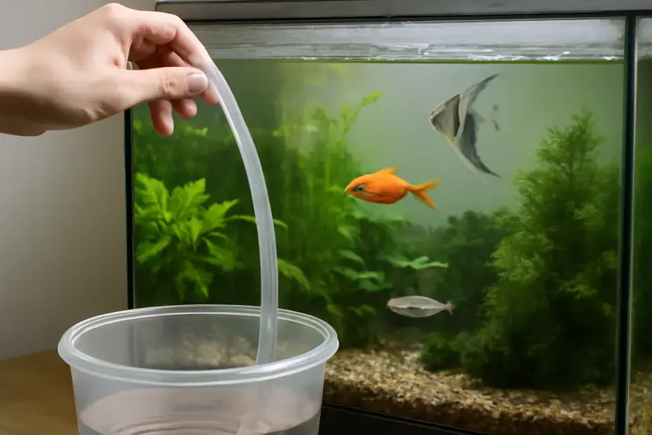 Como realizar trocas parciais de água sem estressar os peixes