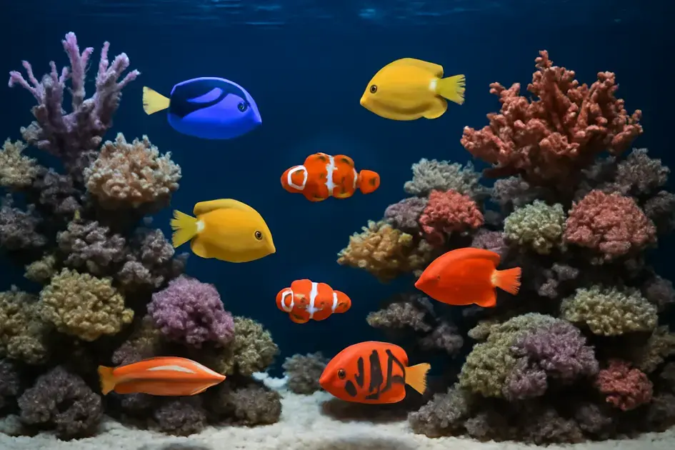Os peixes marinhos compatíveis para aquários comunitários de recife